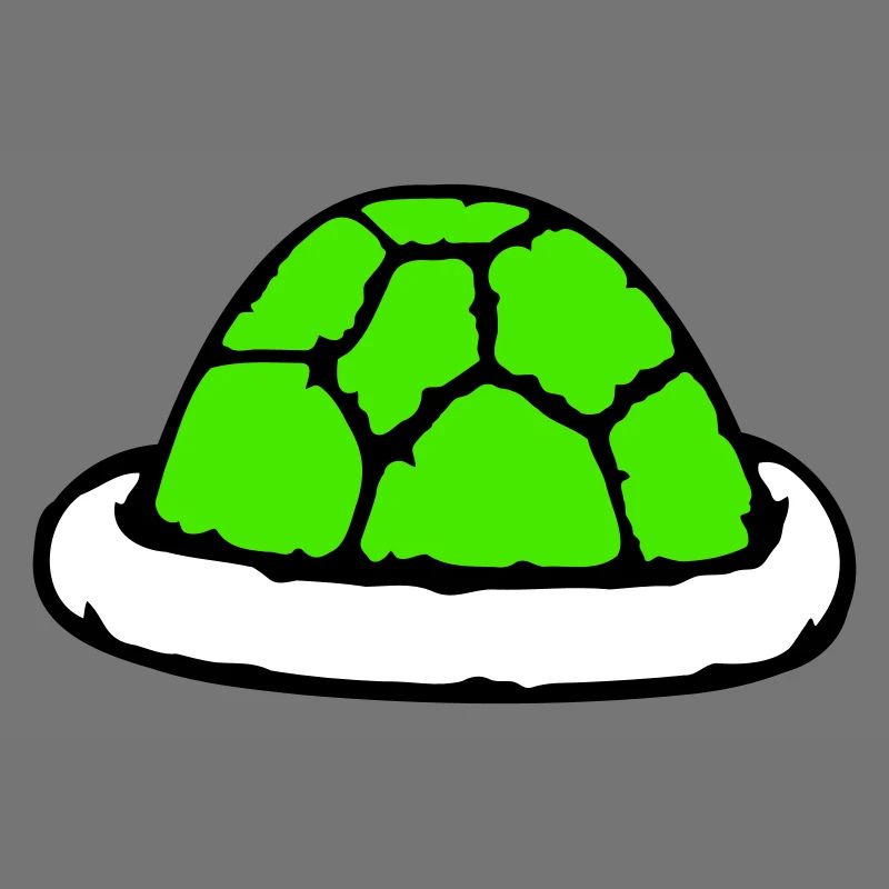 Turtle shell without turtle cute shell