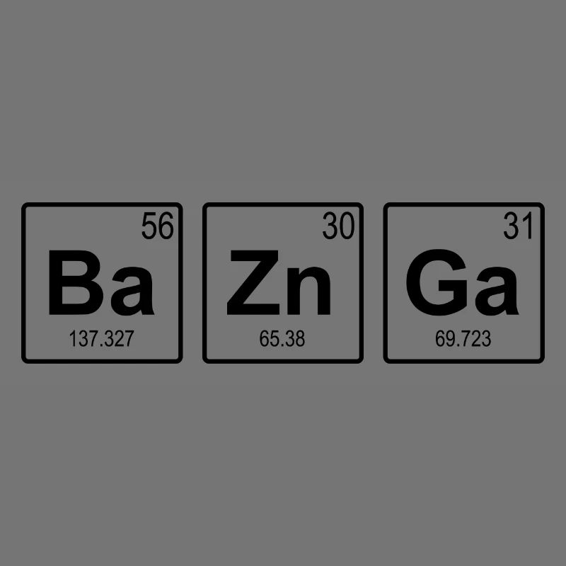 Periodic Table Elements Ba Zn Ga BaZnGa Theory