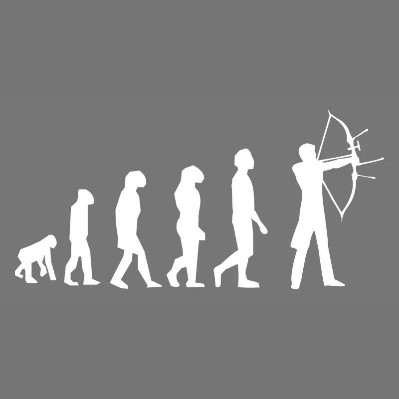 Evolution des Bogenschießens