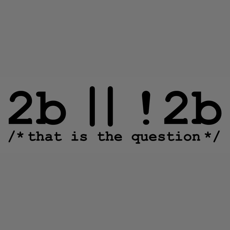 2b or not 2b