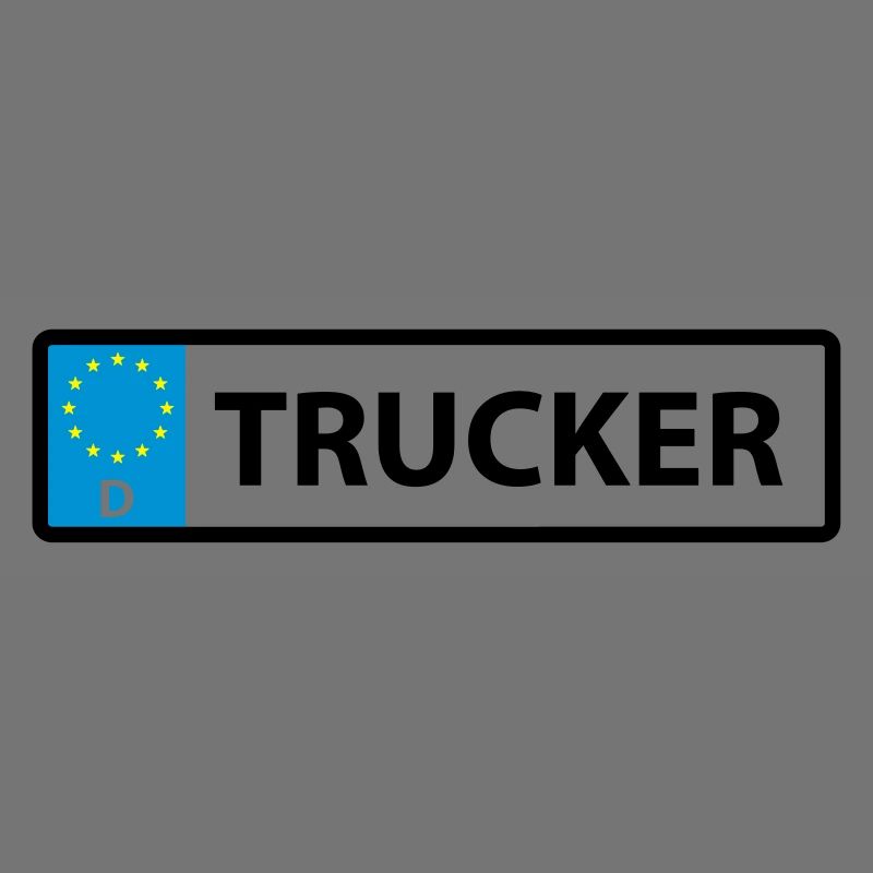 Nummernschild Trucker