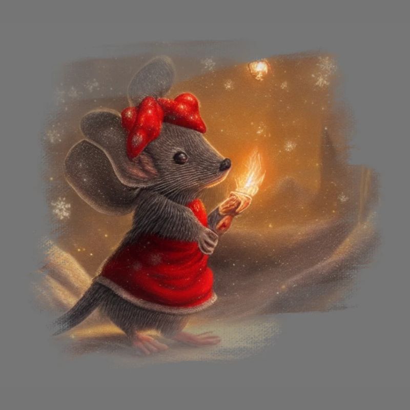 Maus Weihnachtsgeschenk