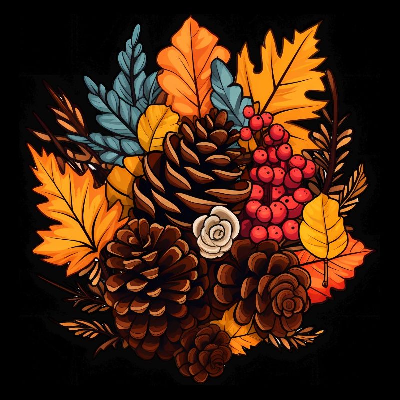 Mélange d’automne coloré
