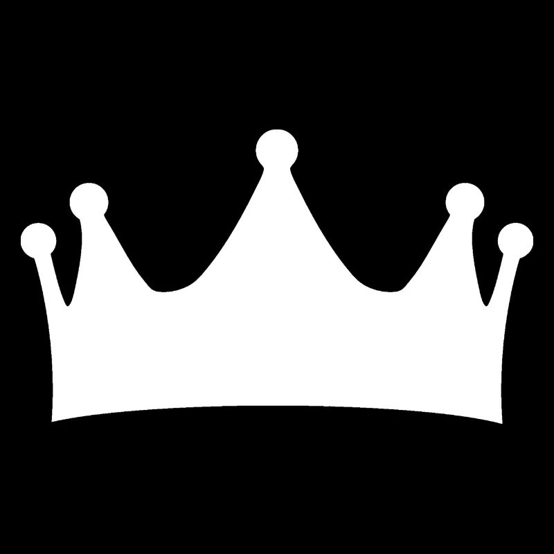 Crown King Queen (white)