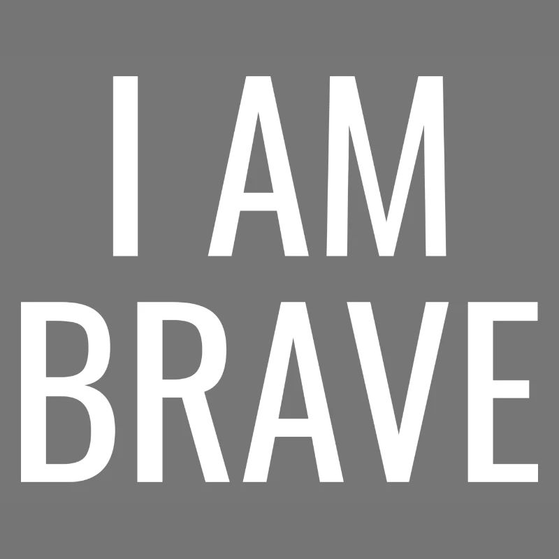 Je suis courageux - Citations positives chrétiennes