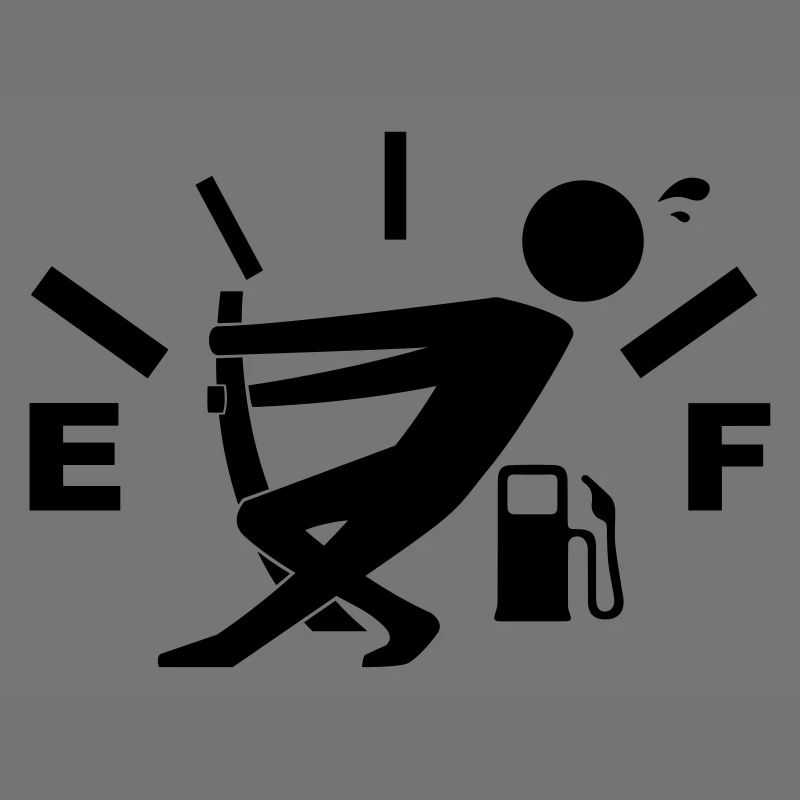 E Squad stick figure empty tank