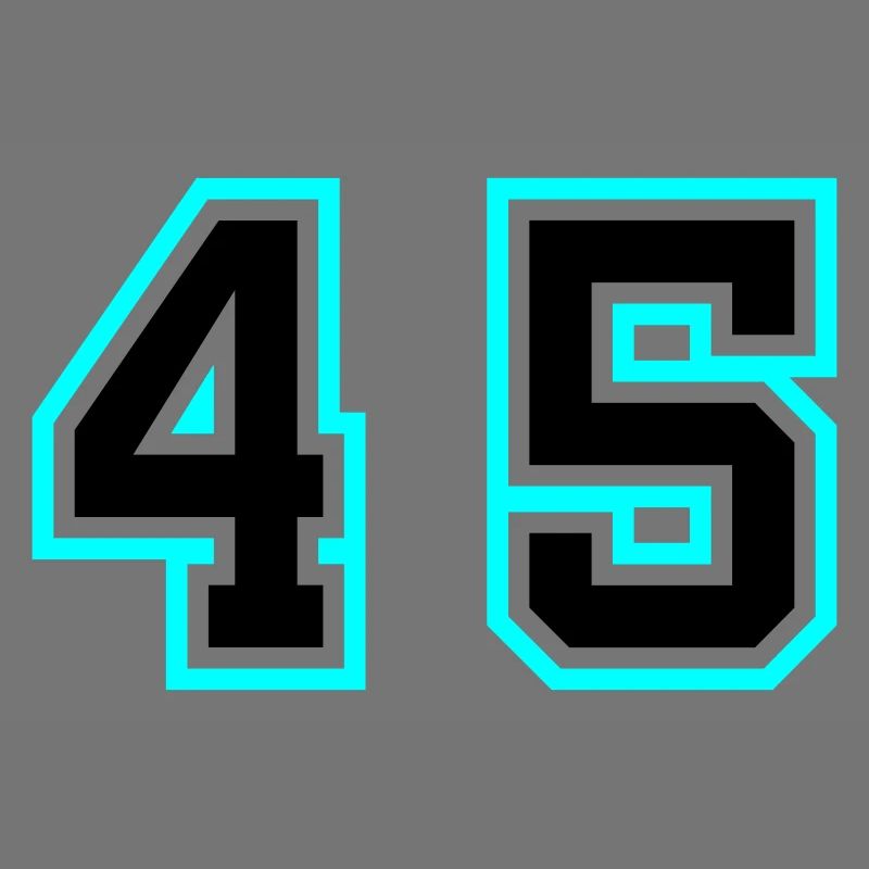 45 number symbol