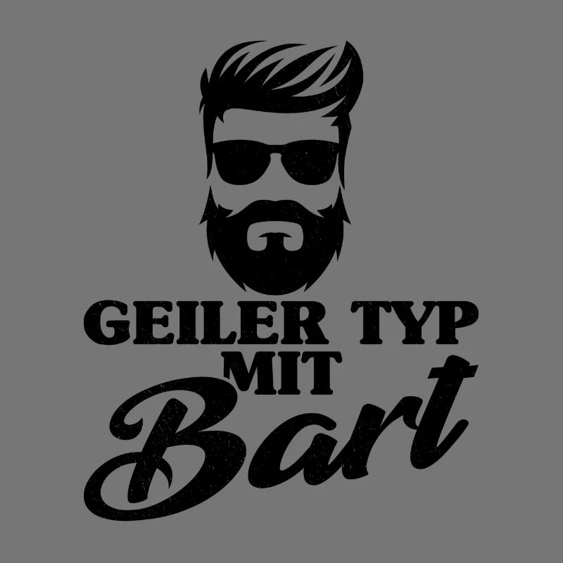 Geiler Typ Mit Bart Bartträger Bärtiger Mann Schnu