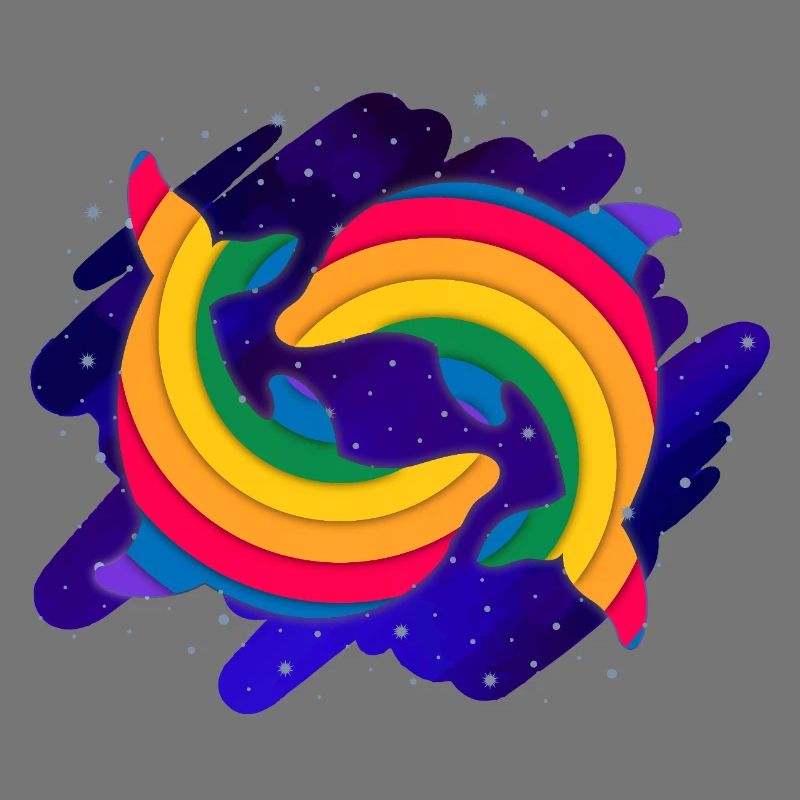 Rainbow Dolphins (Sky)