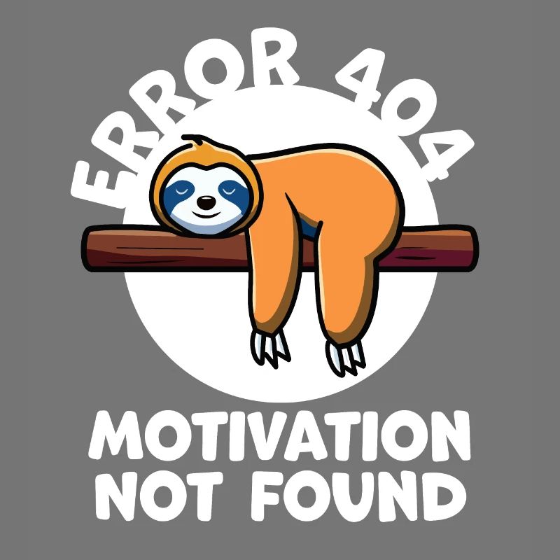 Faultier - Error 404 motivation not found