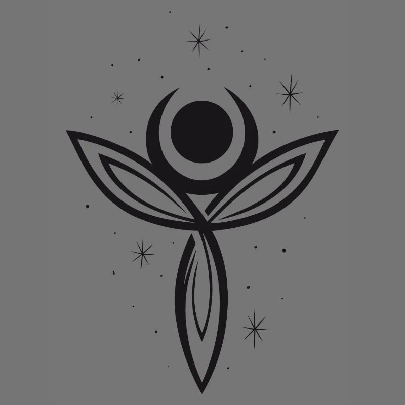 Déesse Lune Déesse Trinity Triquetra