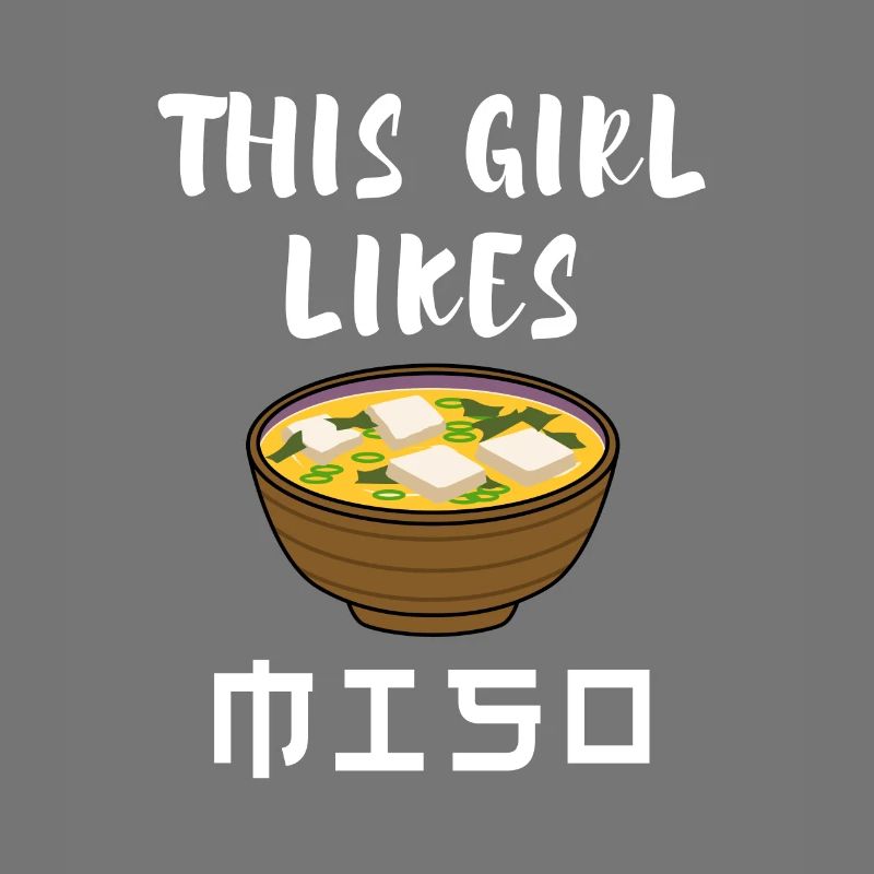 Mädchen mag Miso-Suppe Ironisches Ramen