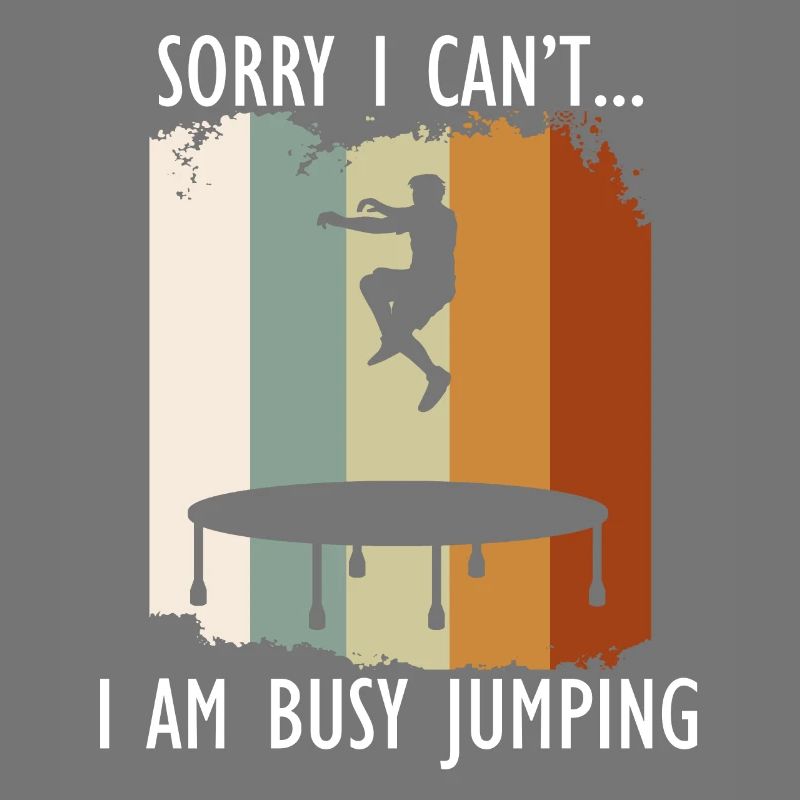 Beschäftigter Trampolin-Spring-Trampolinist