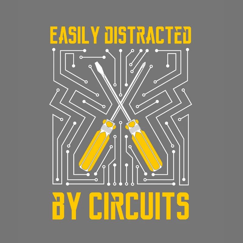 Distracted by Circuits Electrician Electronic