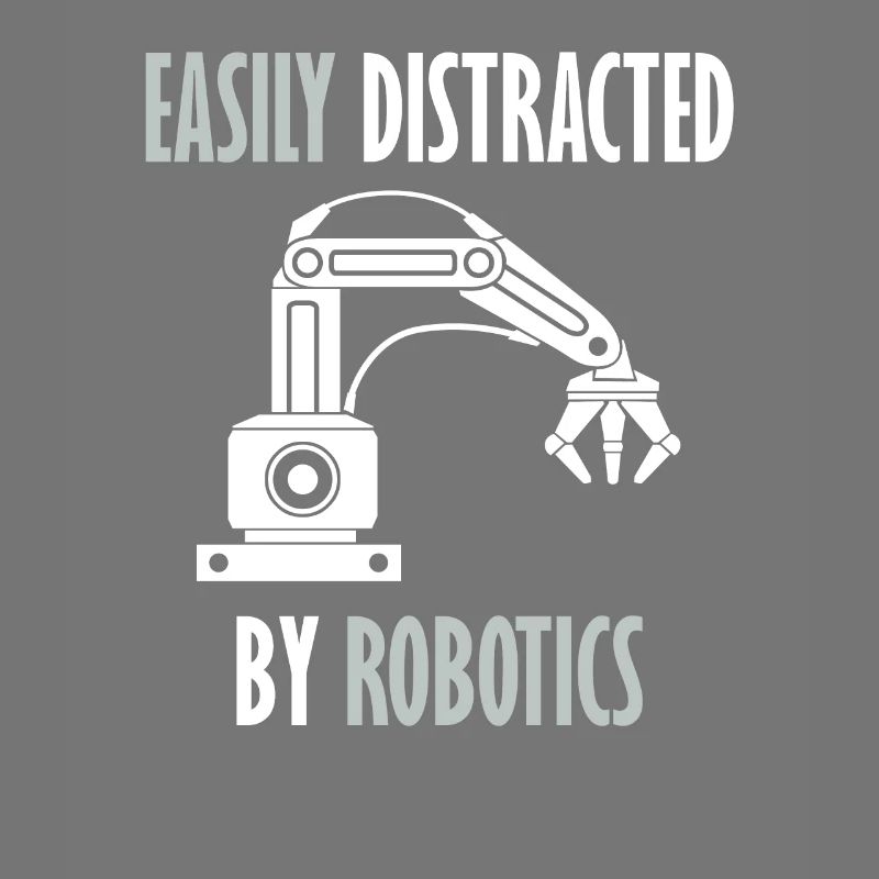 Abgelenkt von Robots Programming Coder Engineer