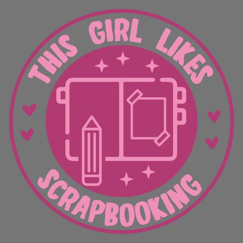 Mädchen mag Scrapbooking Hobby Crafter Designer