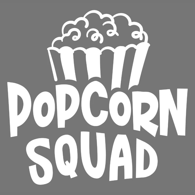 Popcorn Squad Team Popcorn Ironic Saying Corn