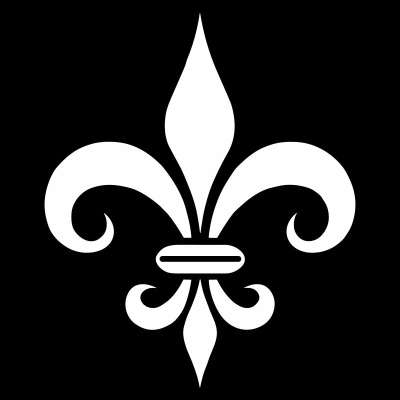 Conception majestueuse de lys français