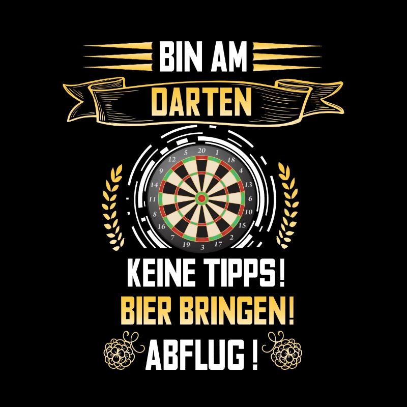 Lustiger Dart Spruch Dartscheibe Darten Geschenk