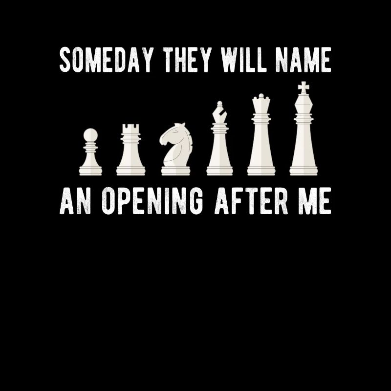 SCHACH CHESS PLAYER CHESSBOARD : Name An Opening