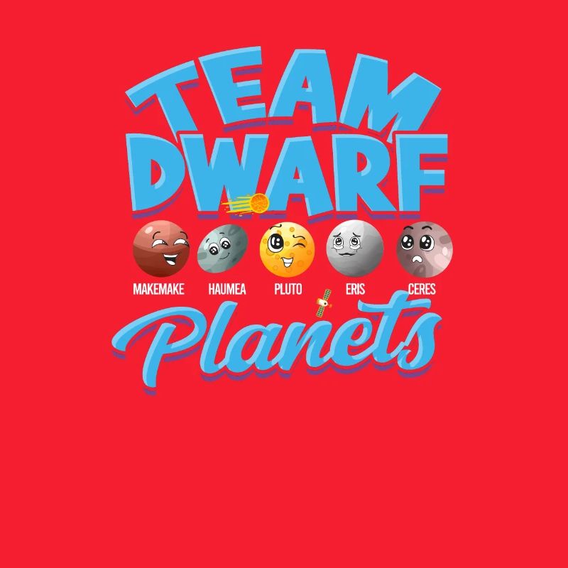 Team dwarf planets makemake haumea pluto eris -