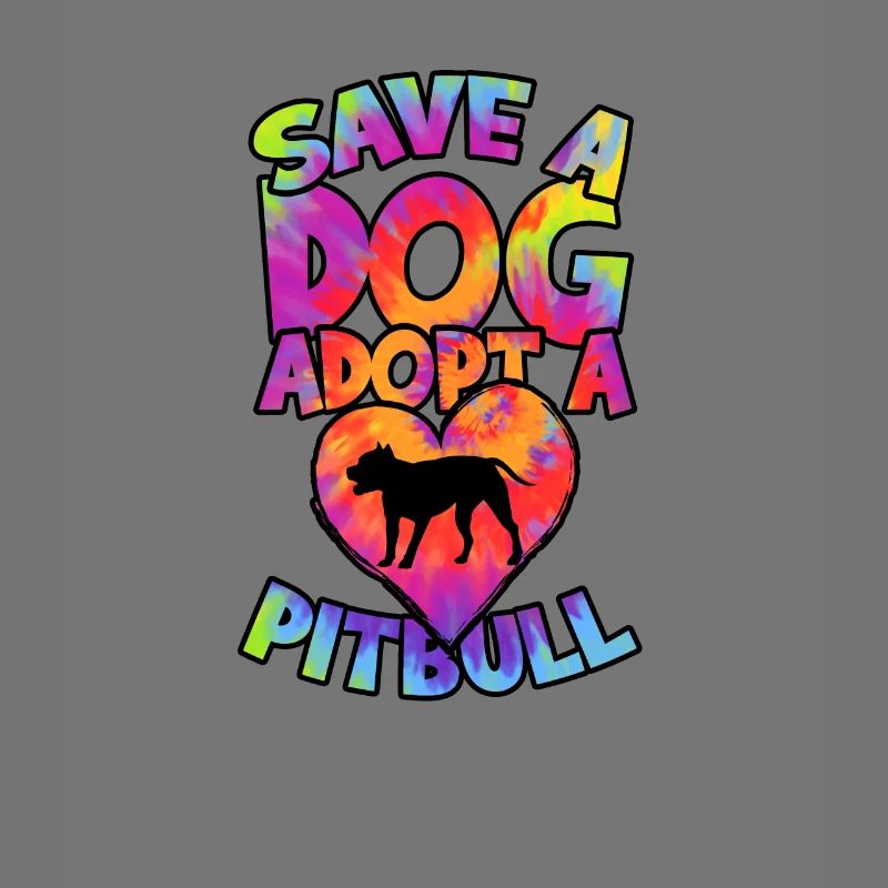 Rette einen Hund Adoptiere einen Pitbull - Pitbull