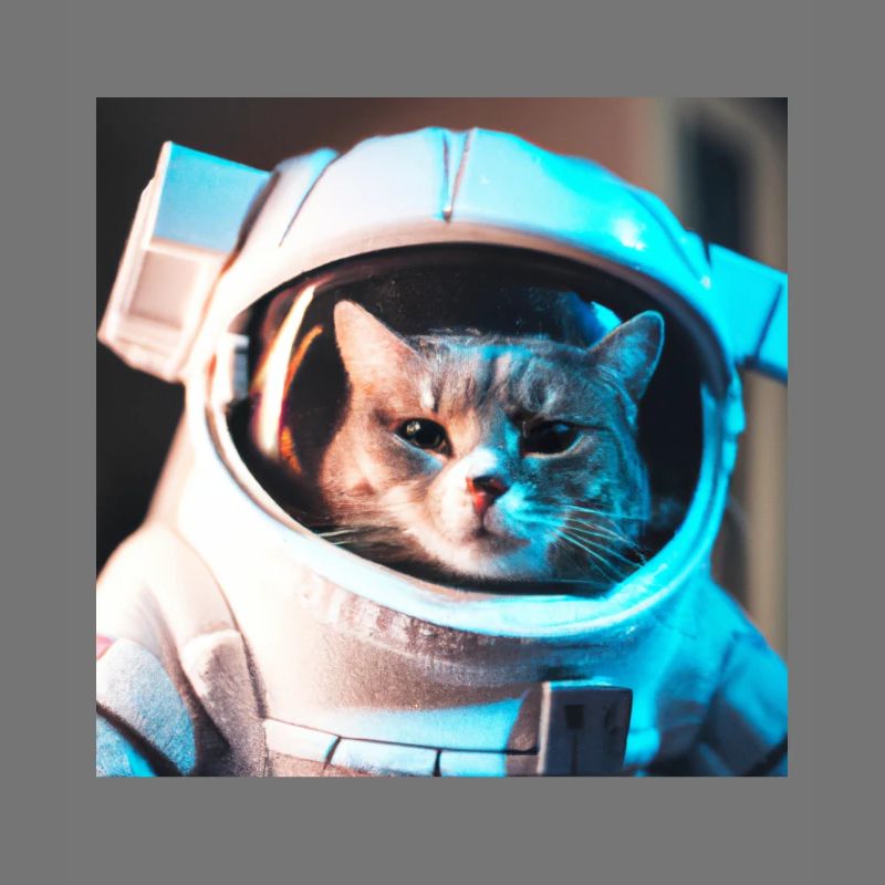 Chat dans l’espace