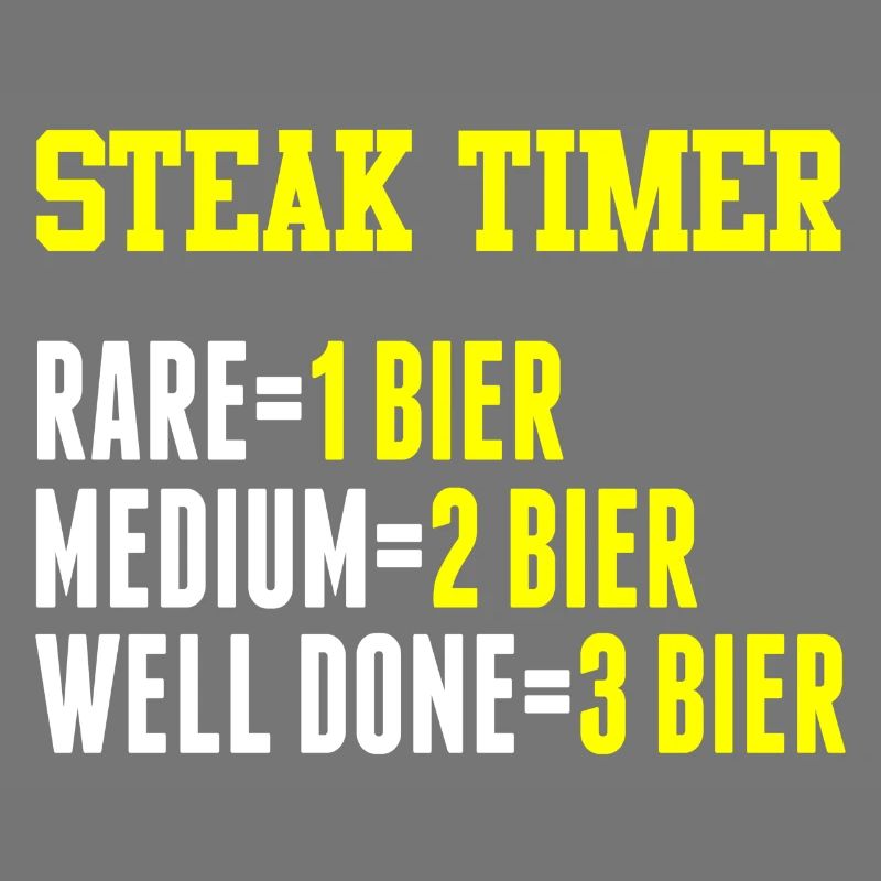 Steaktimer Rare 1Bier Medium 2Bier Well Done 3Bier