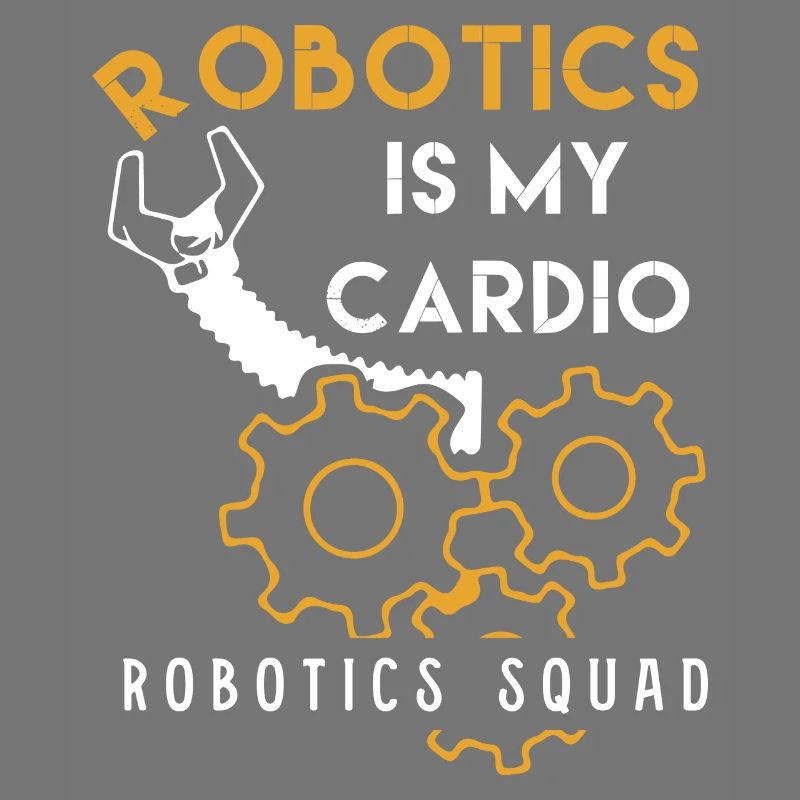 Robotics as Cardio Mechanic Engineer Cute Robot