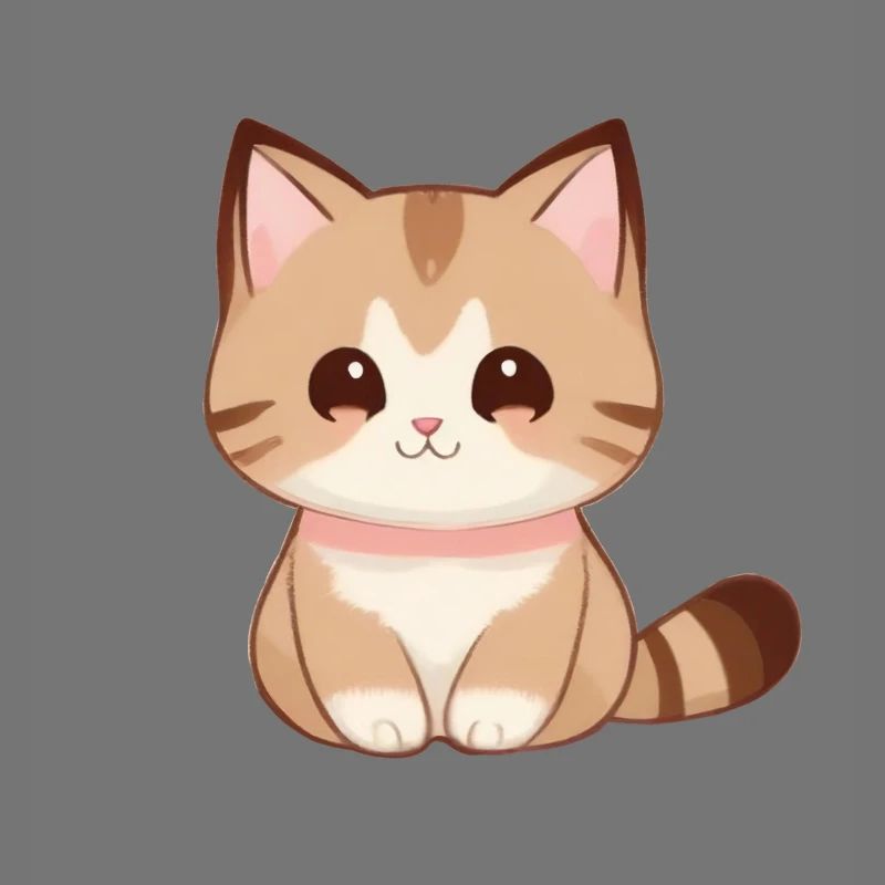dessin chat, chat mignon, bébé chat