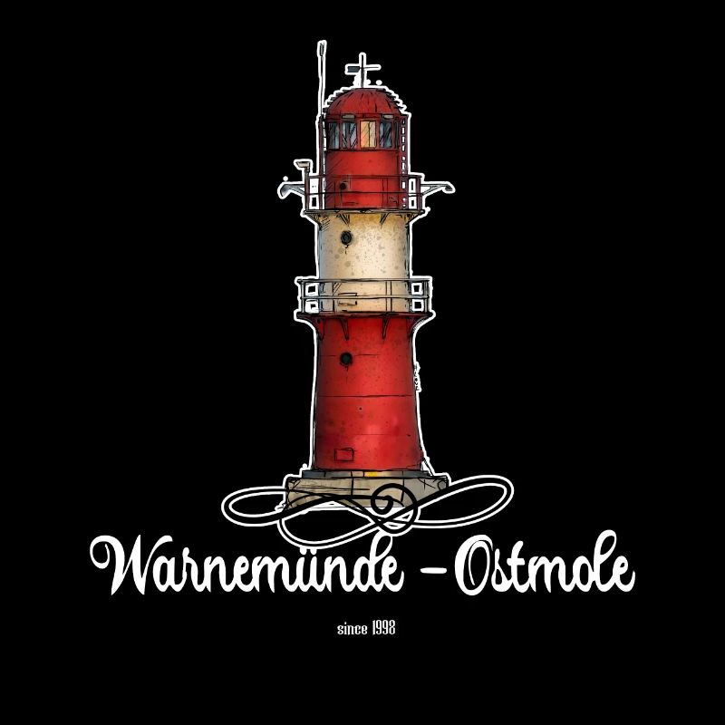 Warnemünde Ostmole Leuchtturm