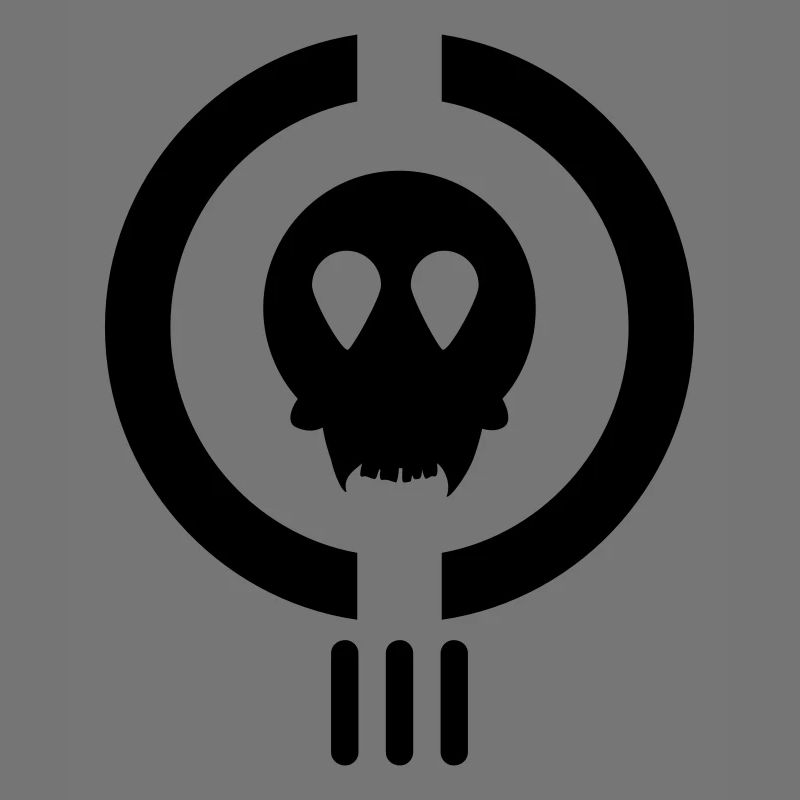 crâne puissance étrangère/ alien power skull (1c)