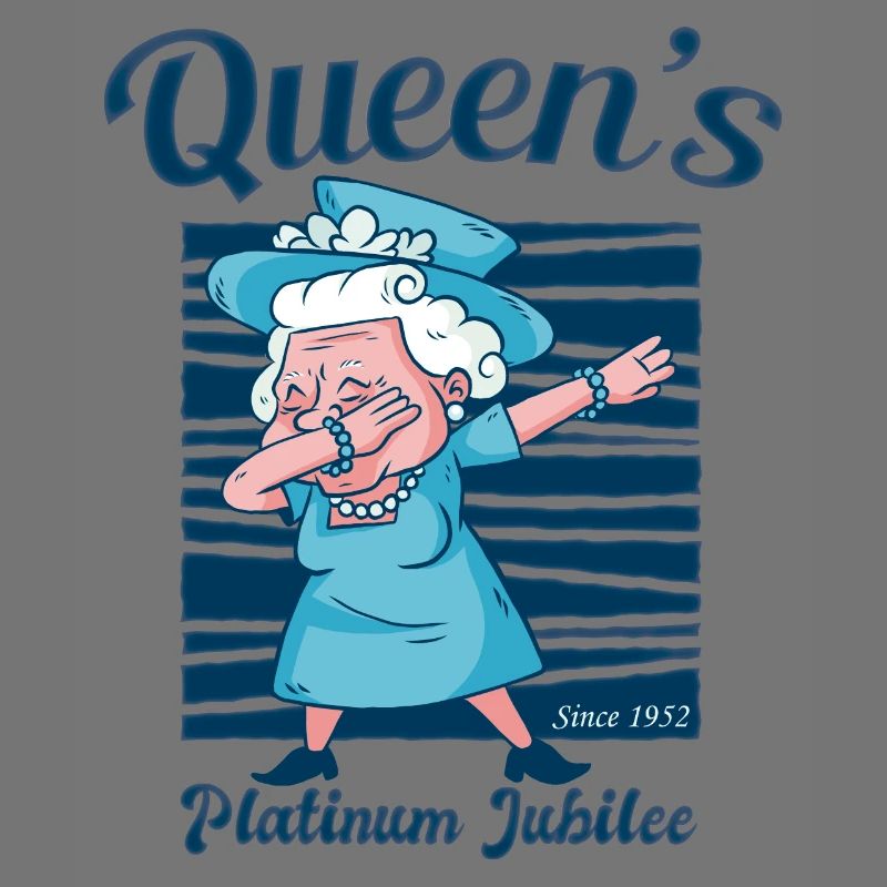 Dabbing British Queen Monarchy Platin-Jubiläum
