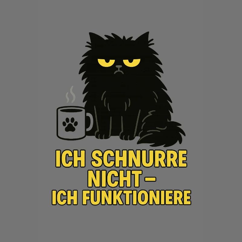 I don't purr – I function (cat)