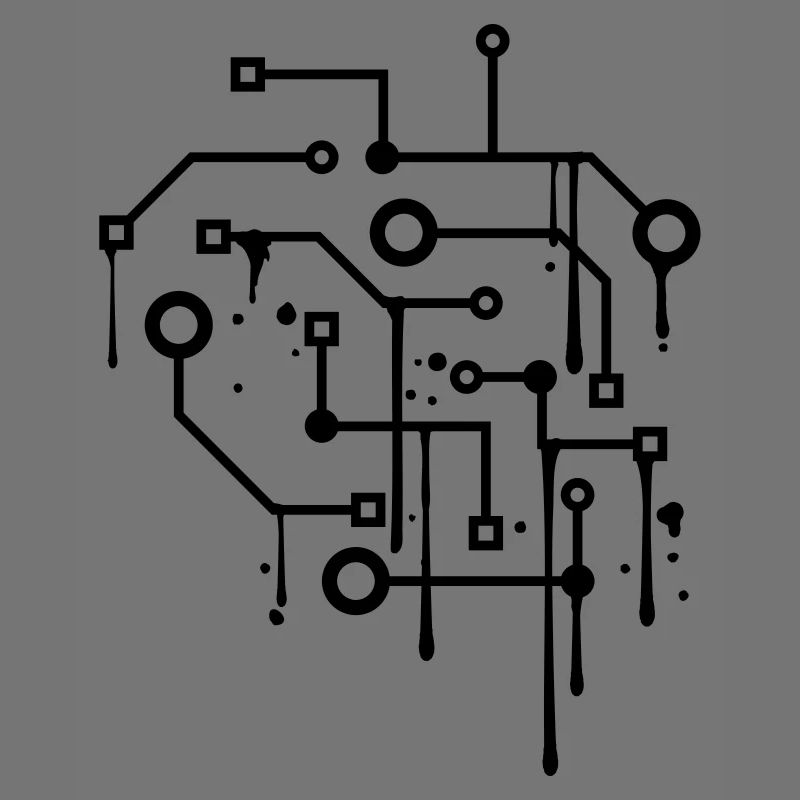 drop graffiti spray circuit wire data mic