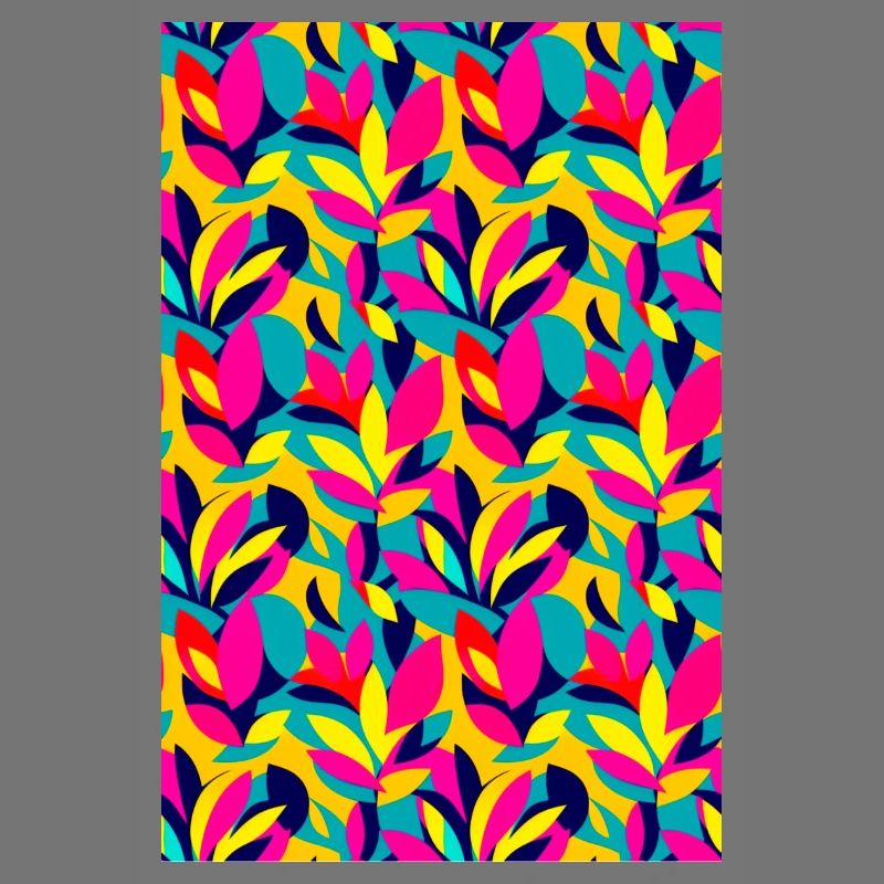 Bold and Vibrant leaves pattern