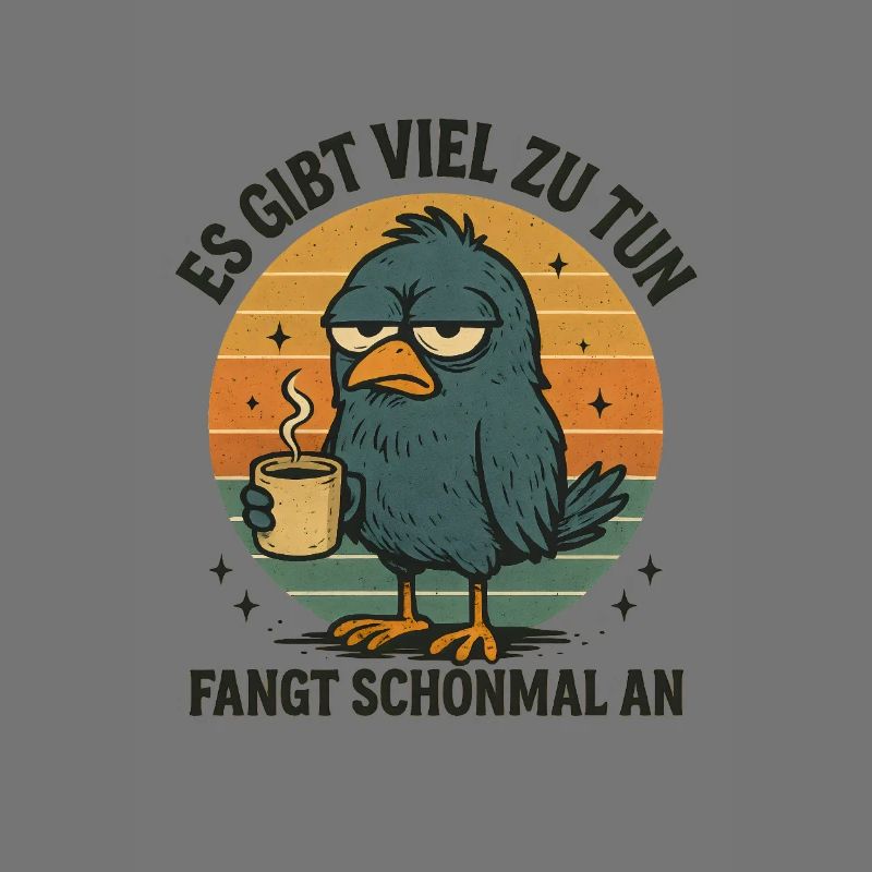 Der frühe Vogel Kaffee Statement