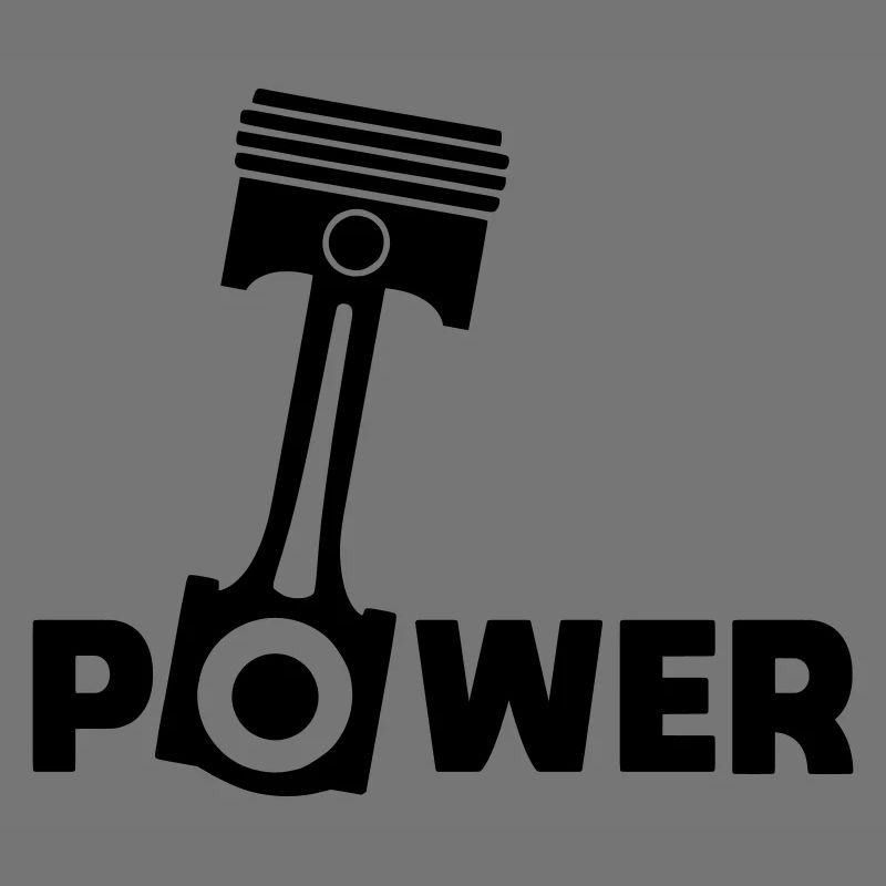 Piston power engine piston force