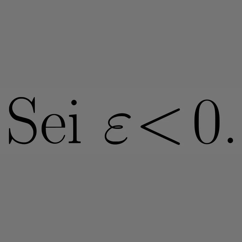 Sei epsilon < 0. Geschenk Idee