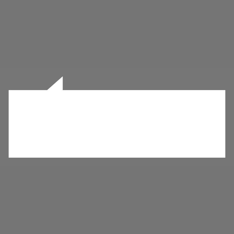 Speech bubble rectangle