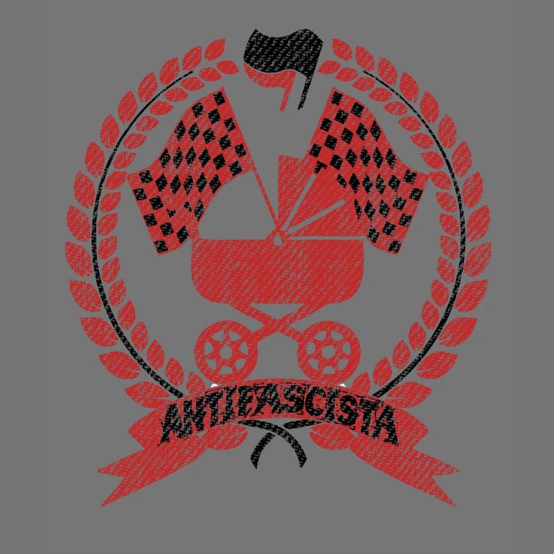 Antifa racer stroller