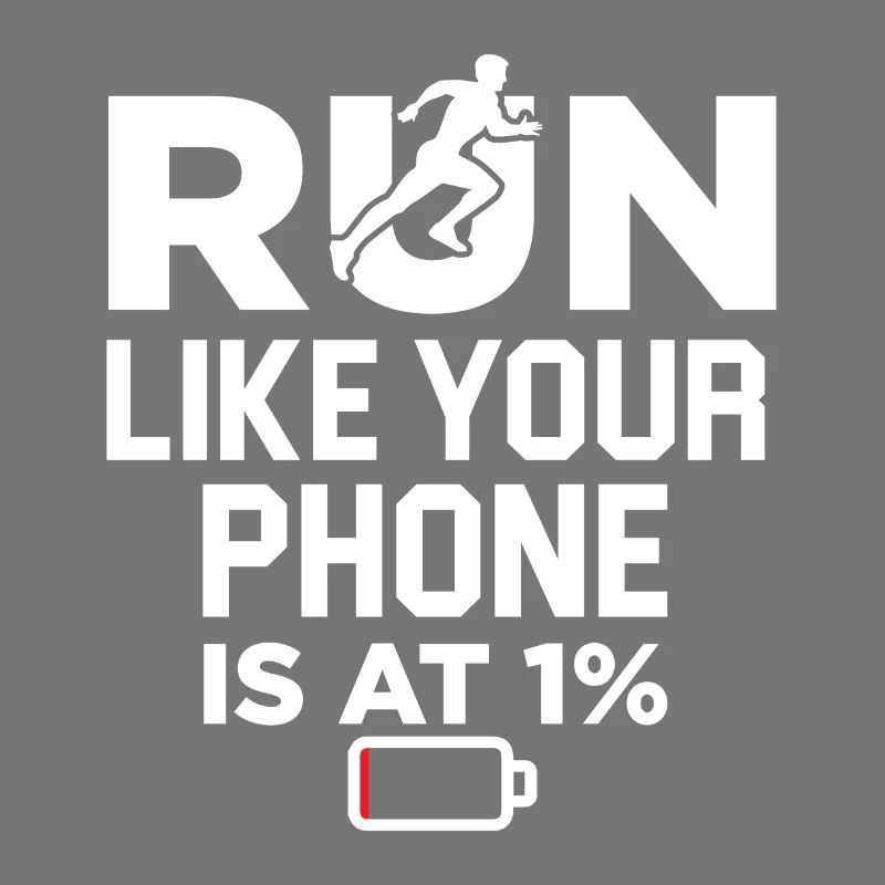 Course Course Jogging Mobile Batterie Faible Cadeau