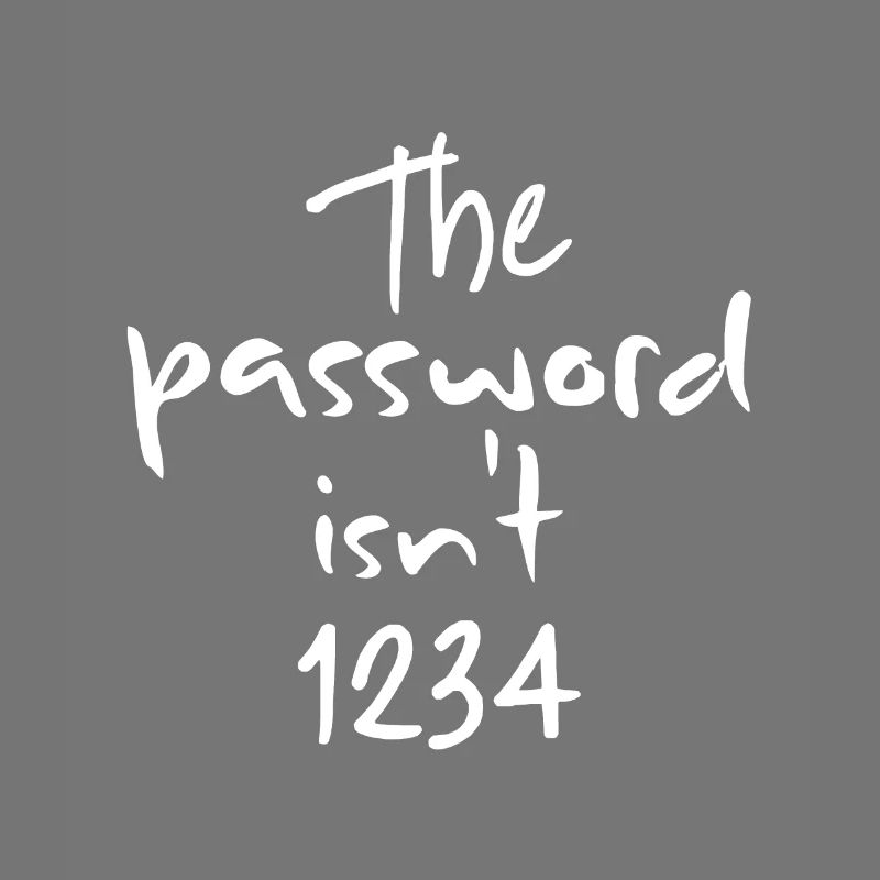 Password Nerd Internet Geek IT Informatics Gift