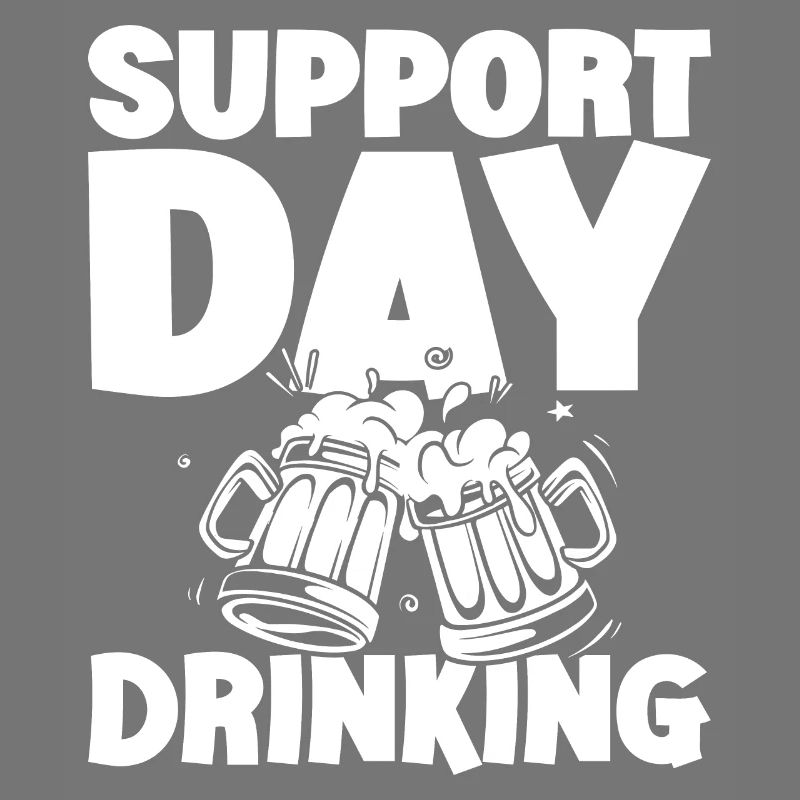 Support Day Drinking Squad Party und Bier trinken