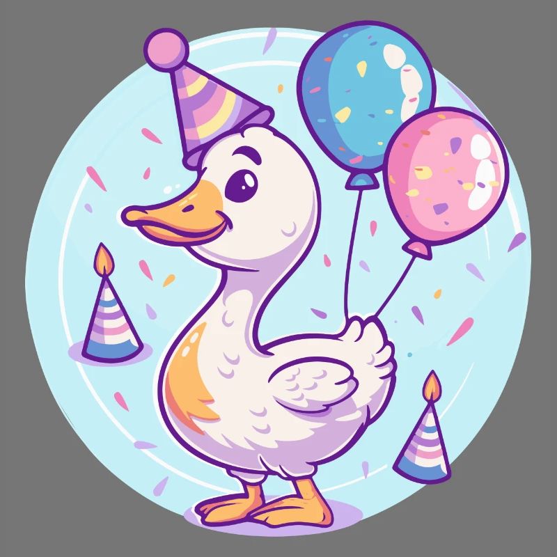 Gans Geburtstag Comic