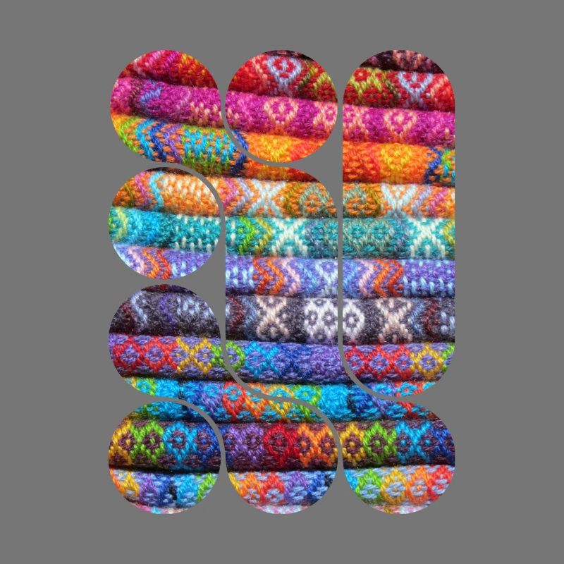 Patchwork Tricoté Vif