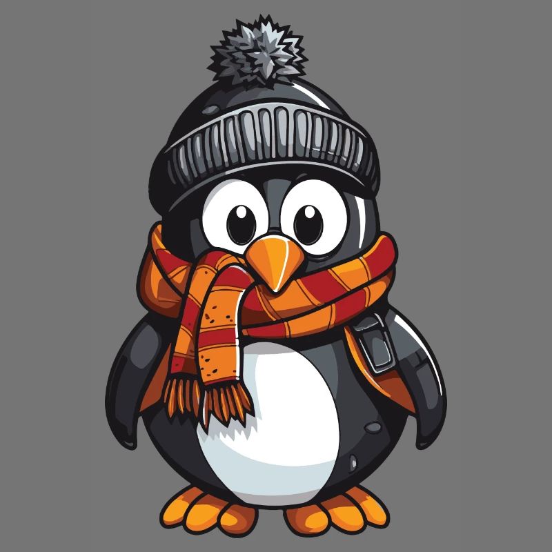 Penguin Winter Comic