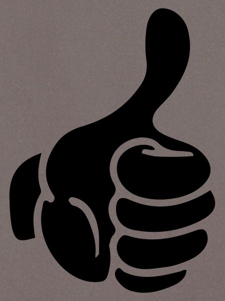 hand thumb like comic