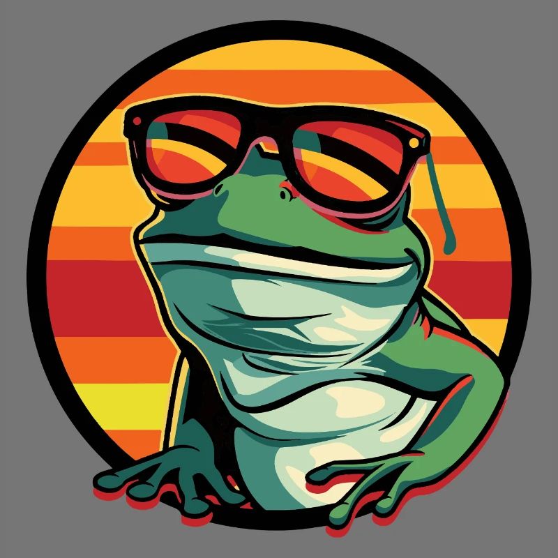 Frog Cool Comic