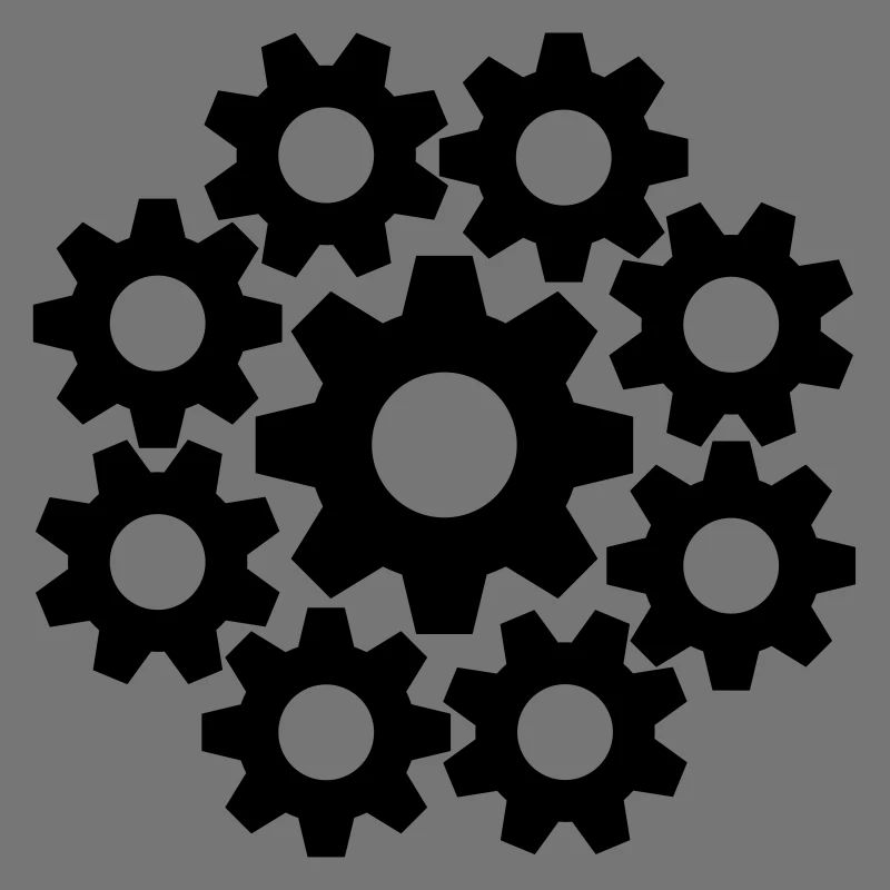 cool circle round pattern mechanical worker engineering
